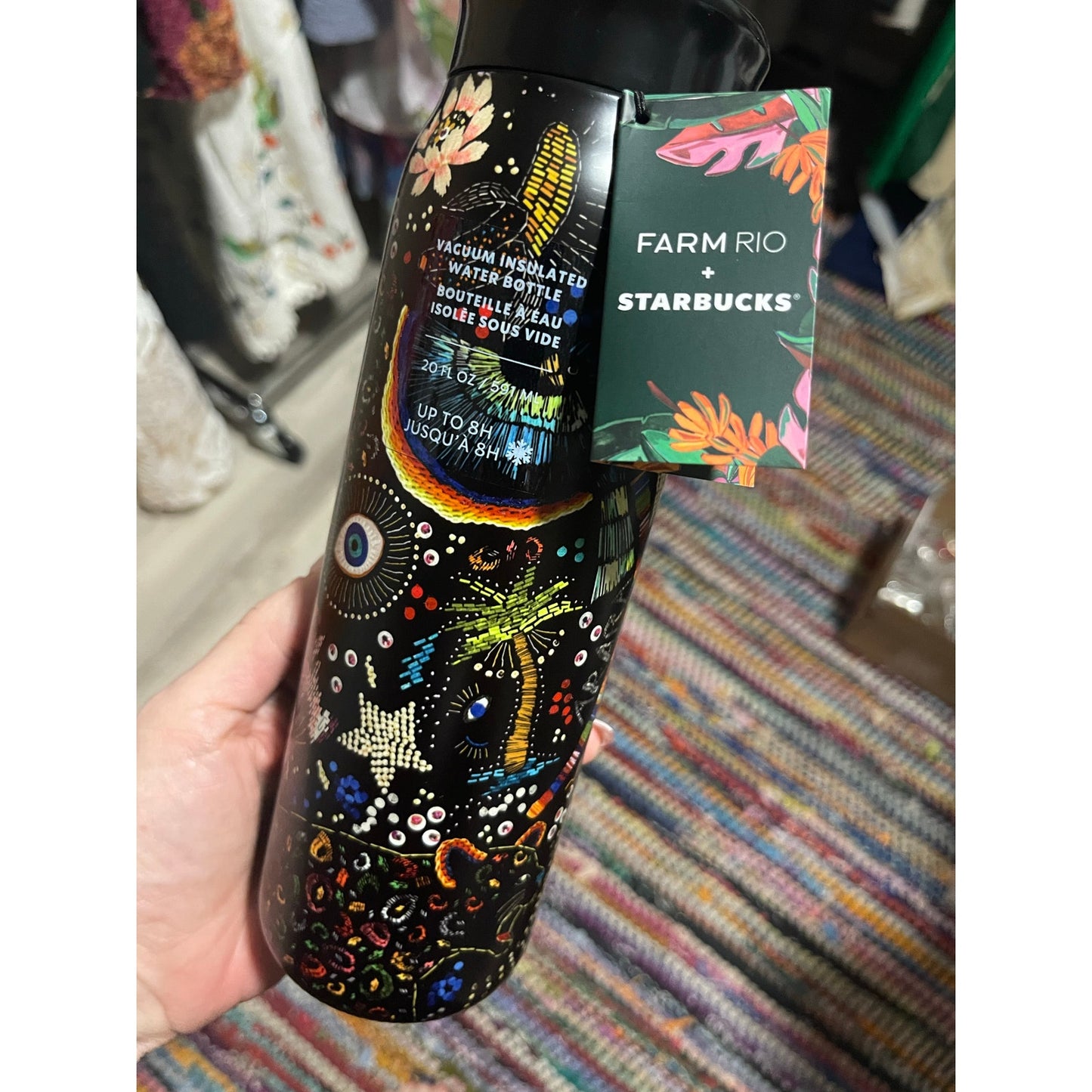 Starbucks + FARM Rio Borogodo 20oz Stainless Water Bottle