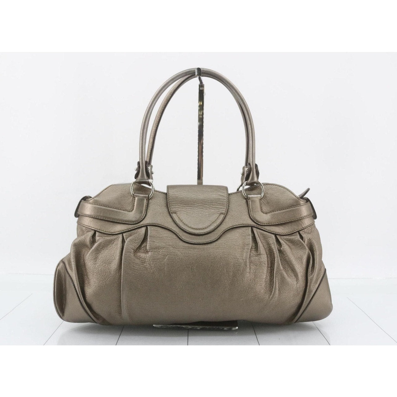 Salvatore Ferragamo Golden Gancini Shoulder Bag