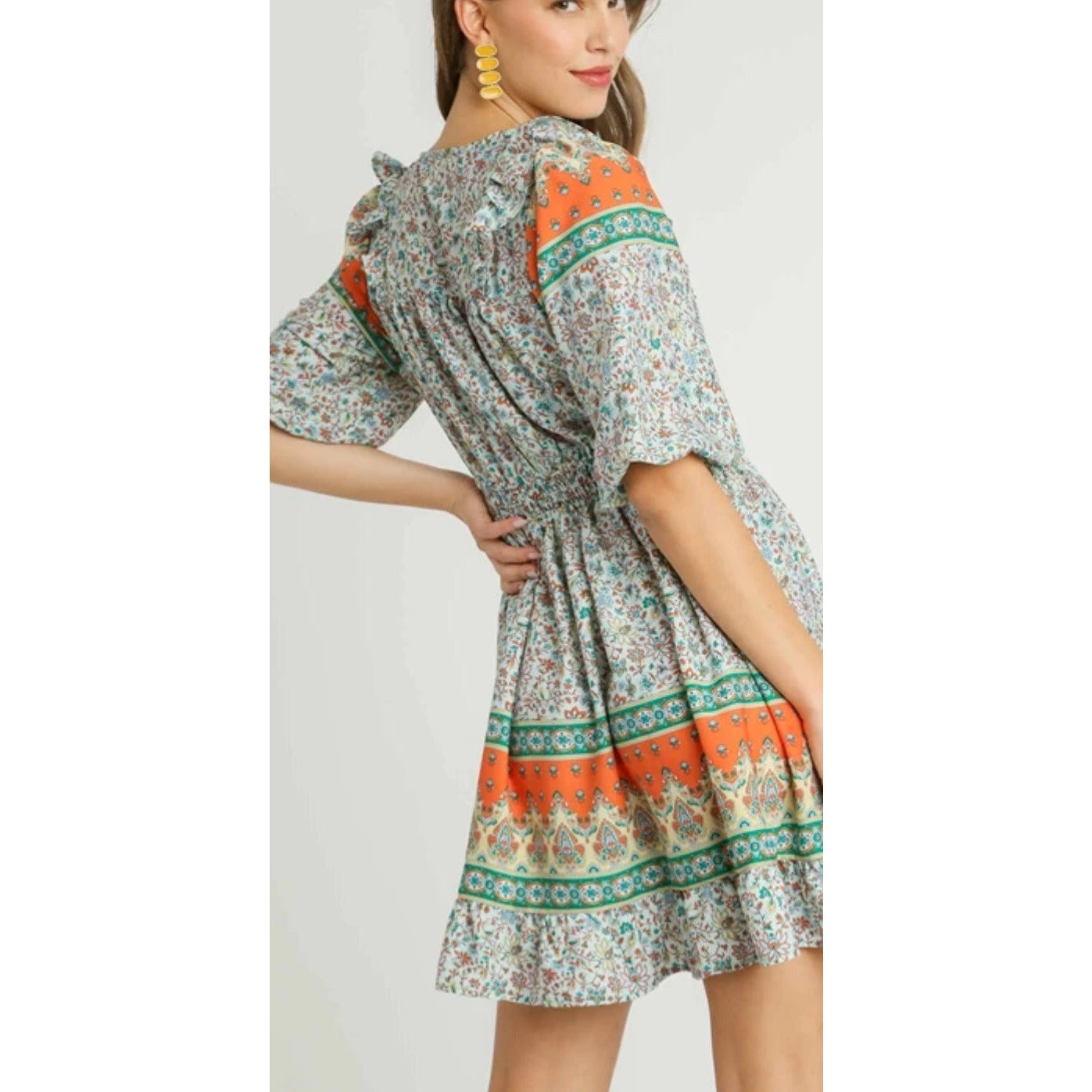 Umgee Green Vacation Dress