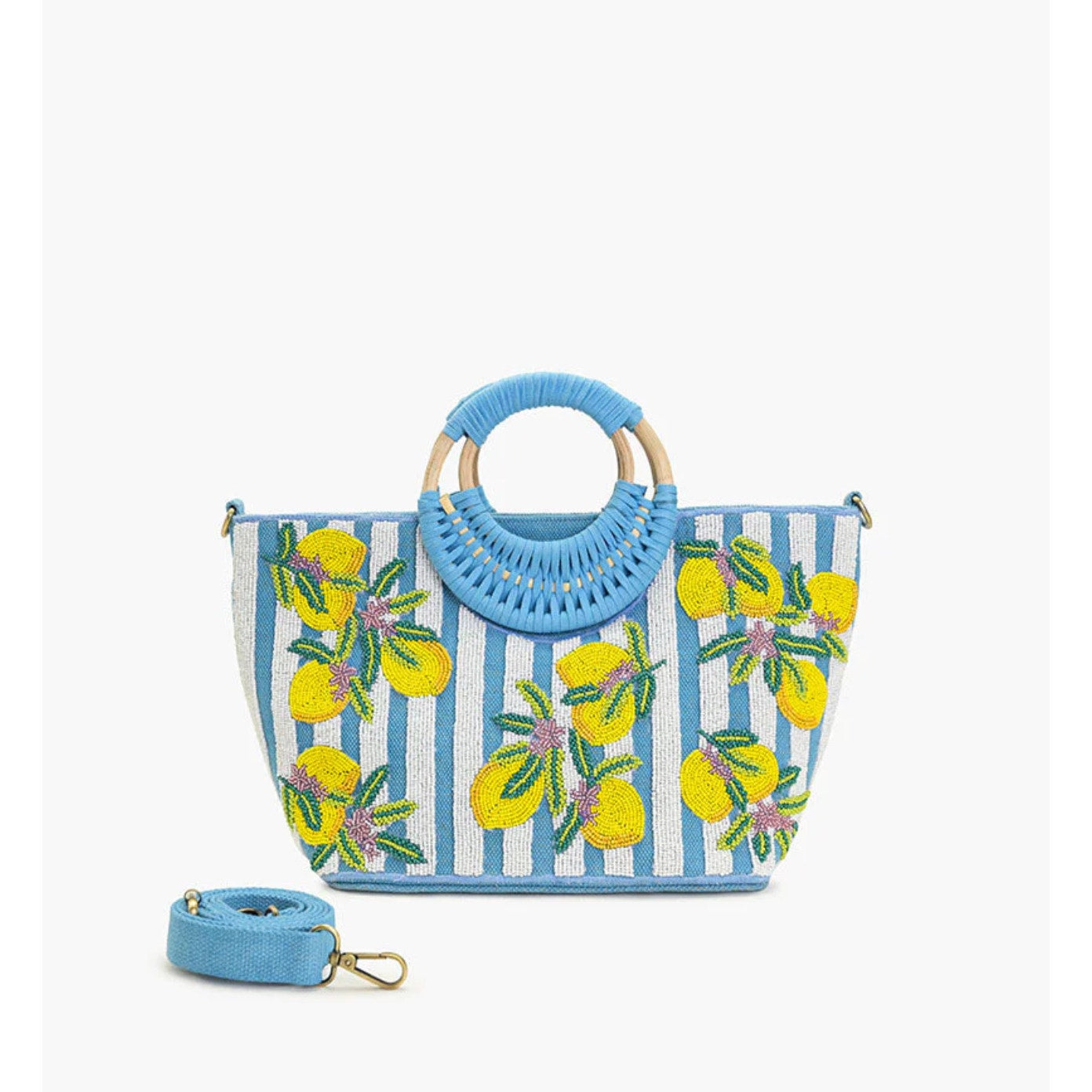 Limoncello Stripe Tote Bag
