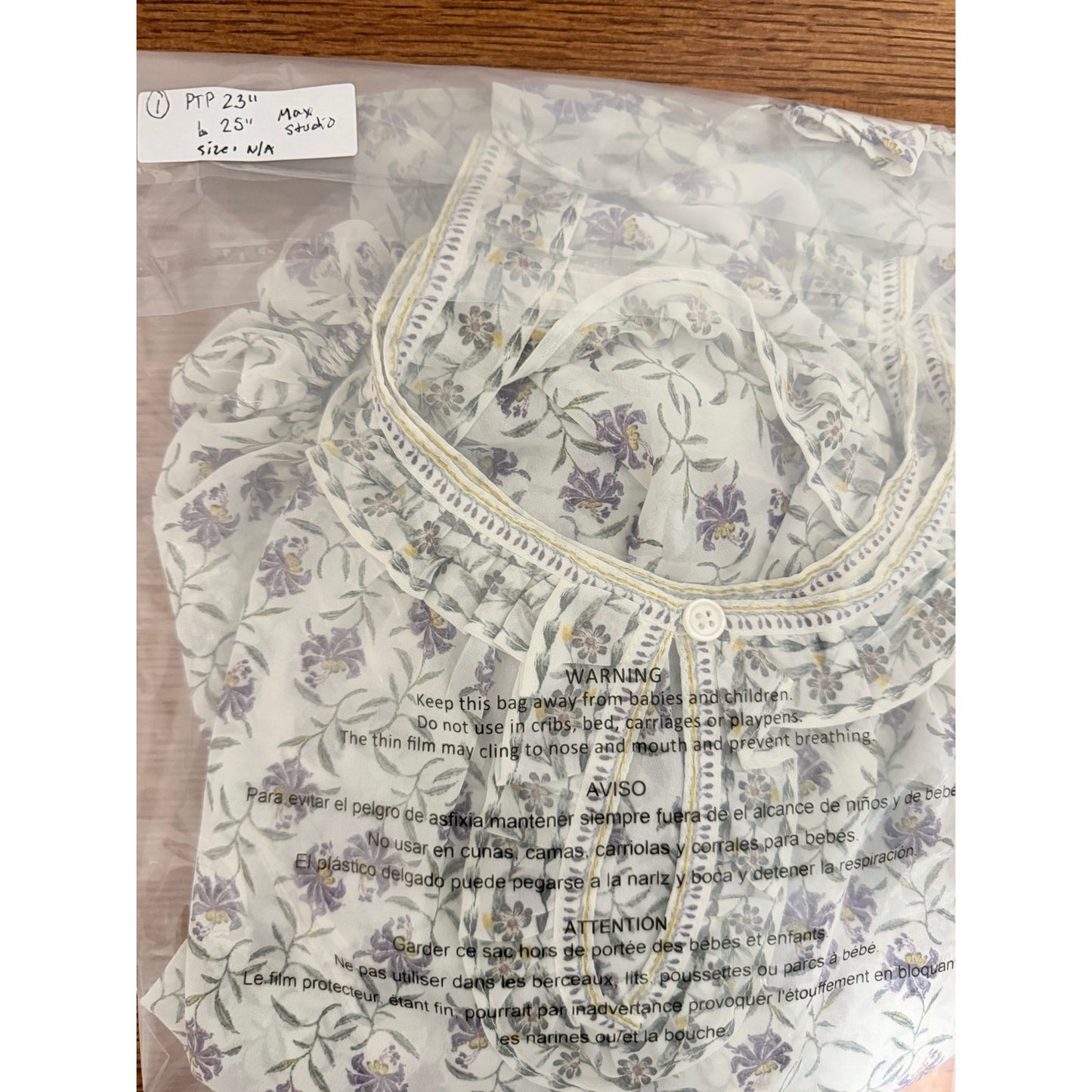 Max Studio Floral Blouse