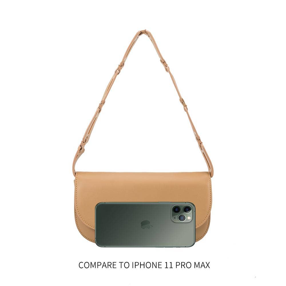 Melie Bianco - Inez Bone Recycled Vegan Shoulder Bag