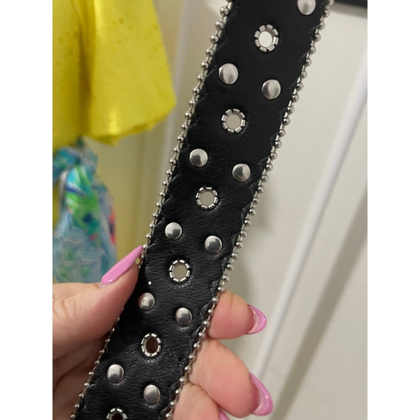 Silver Glittery and Rhinestone Western Belt