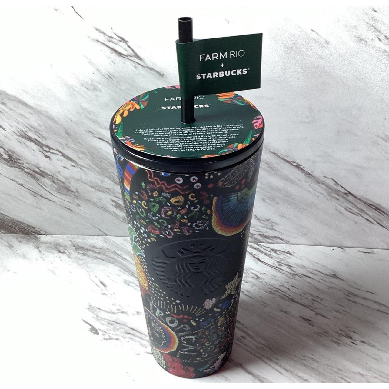 Starbucks + FARM Rio Borogodo 24oz Stainless Cold Cup