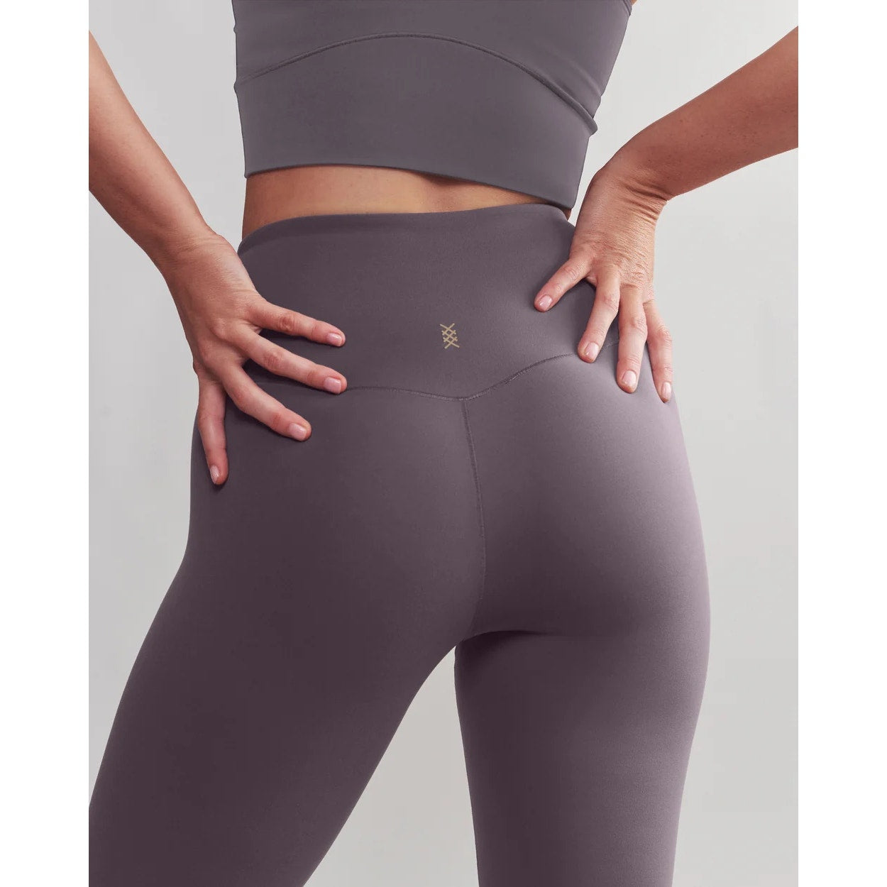 Rhone Grey Lilac Revive 7/8 Legging