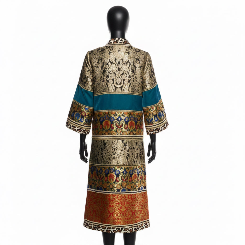 Alice + Olivia Lynn Patchwork Kimono in Multi
