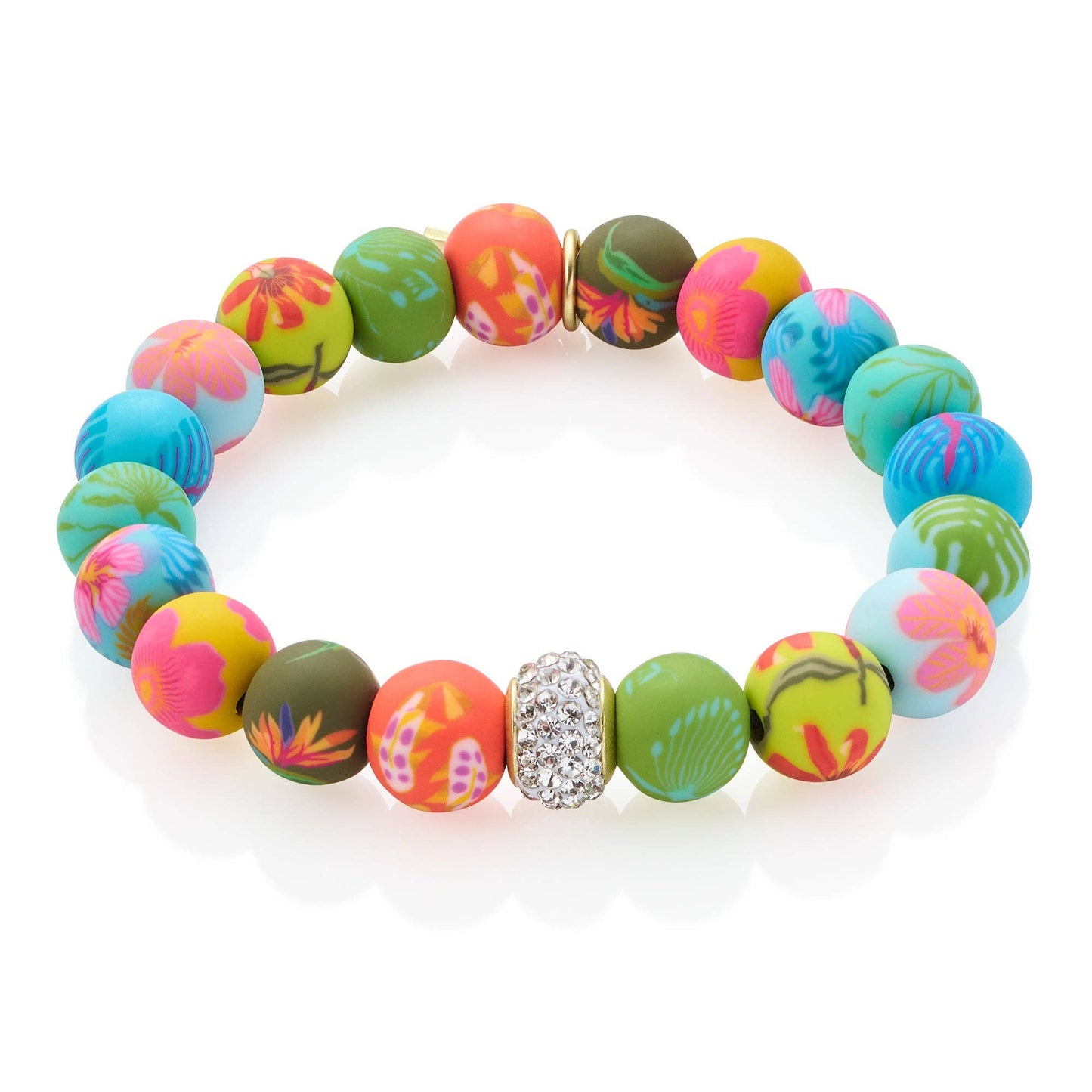 JILZARAH Paradise Island Crystal Stretch Bracelet