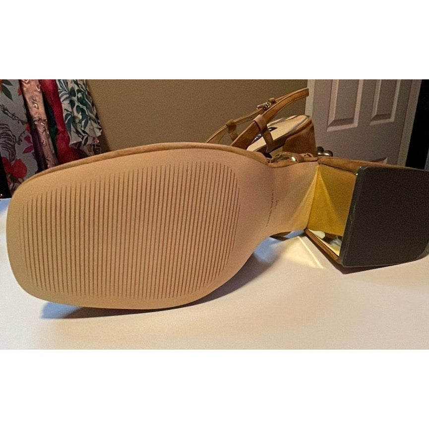 Nine West Natural Slingback Heels