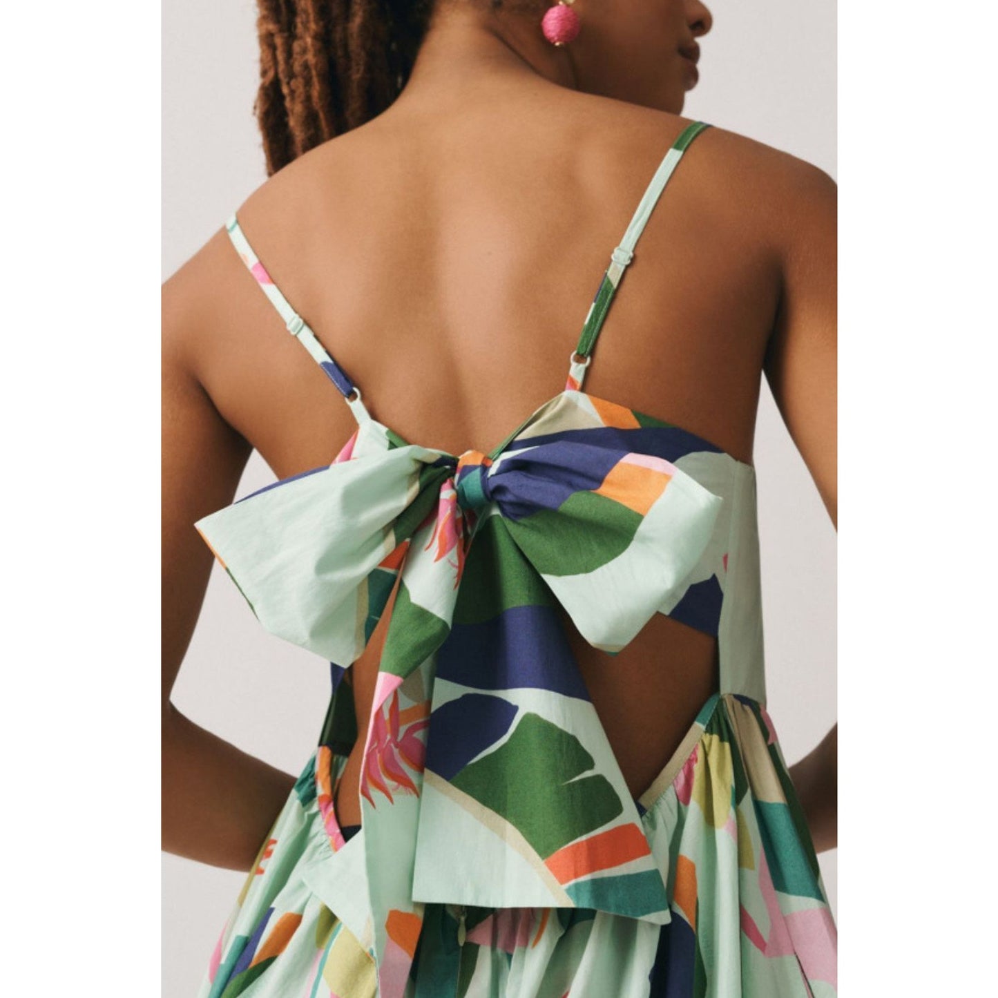FARM Rio Tie Back Midi Dress