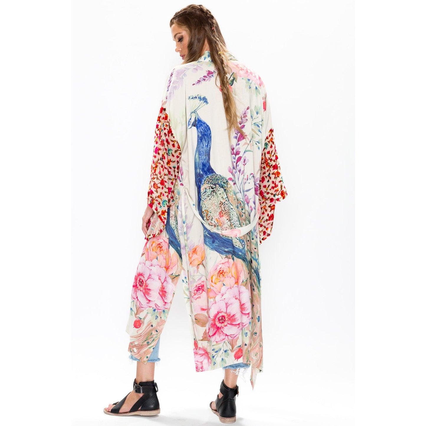 Aratta Peacock Fantasy Kimono