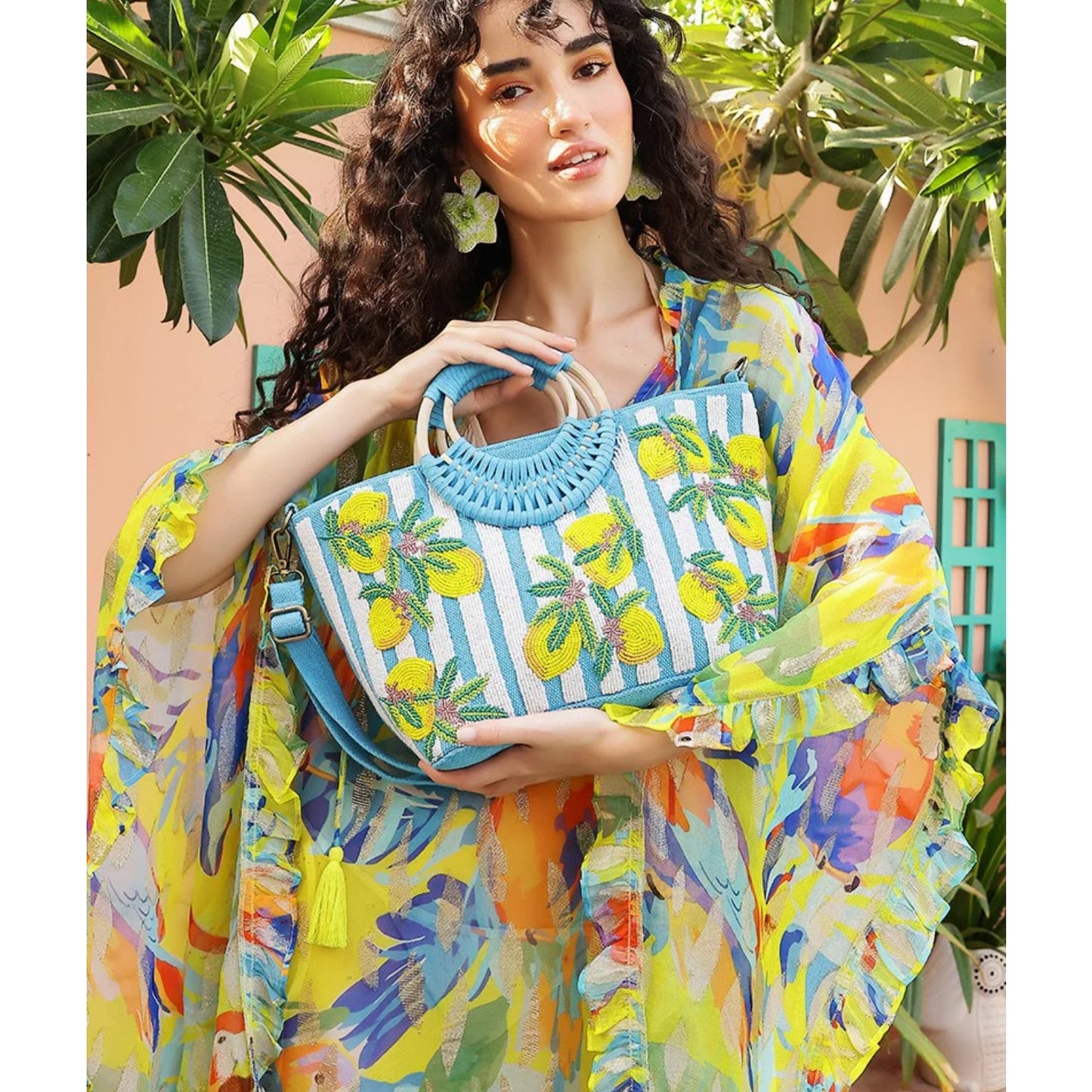 Limoncello Stripe Tote Bag
