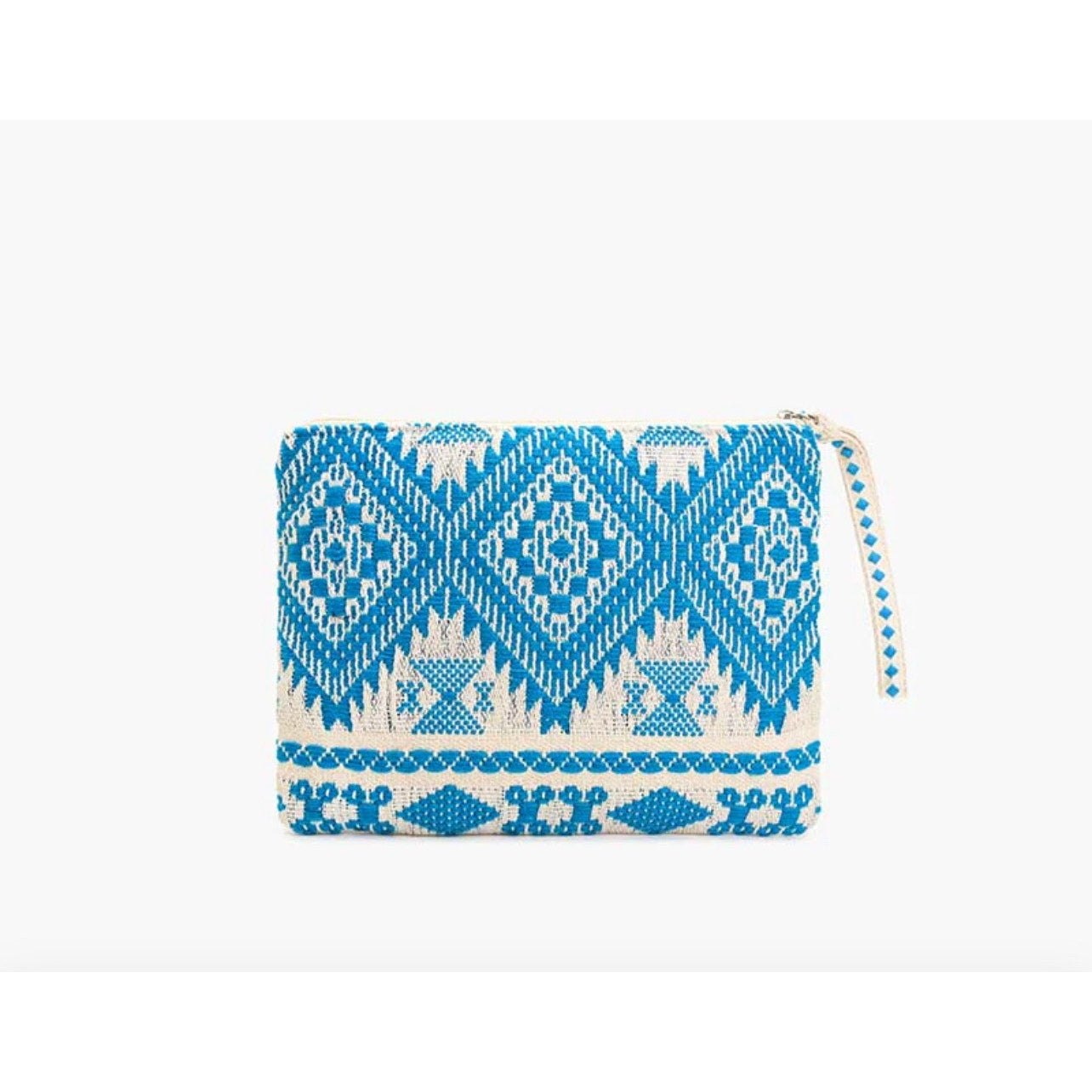 Wanderlust Evil Eye Embellished Wristlet Clutch