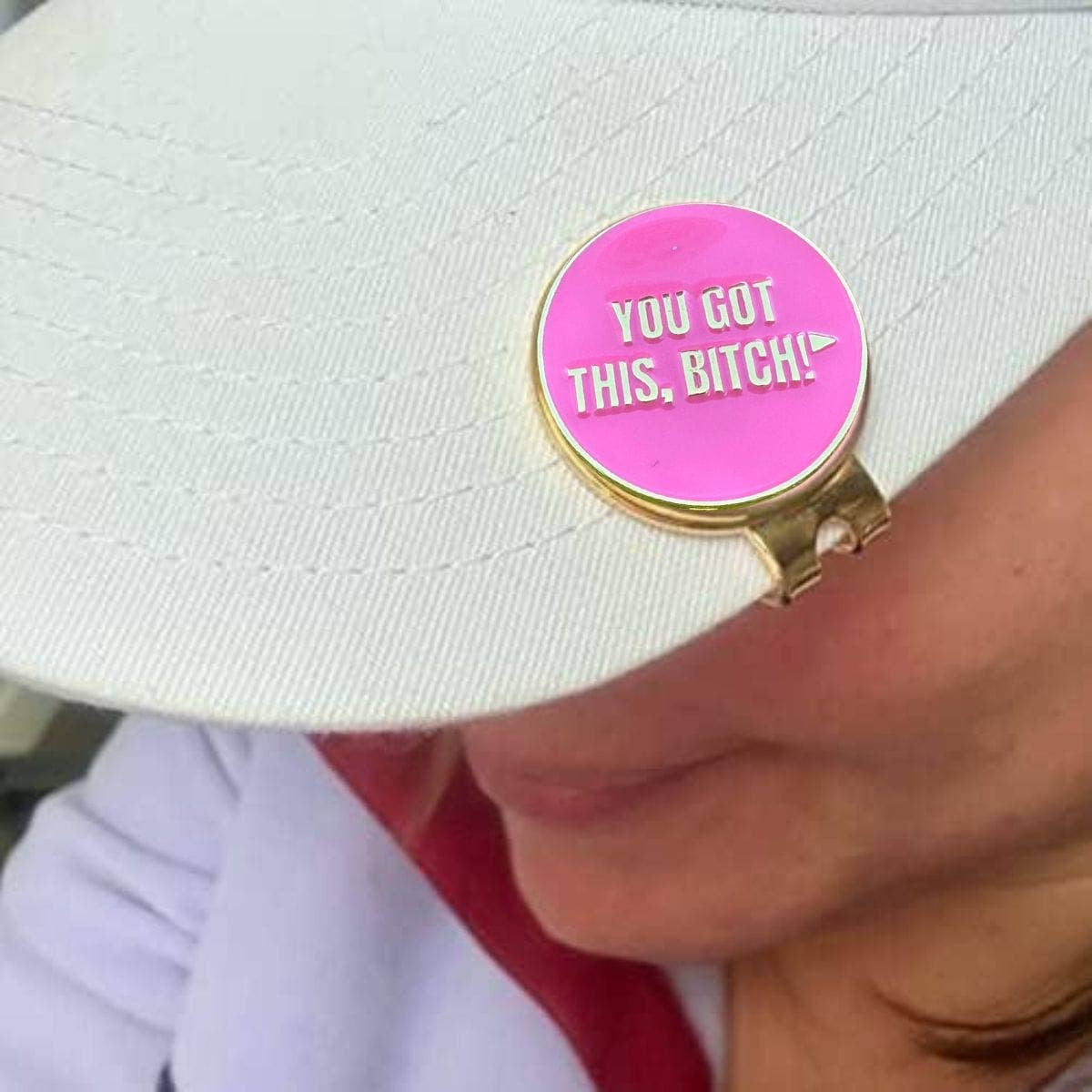 Birdie Girl Golf - You Got This, B*tch! Women's Golf Ball Marker with Hat Clip
