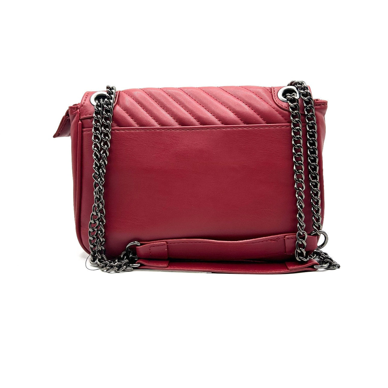 Badgley Mischka Red Quilted Crossbody