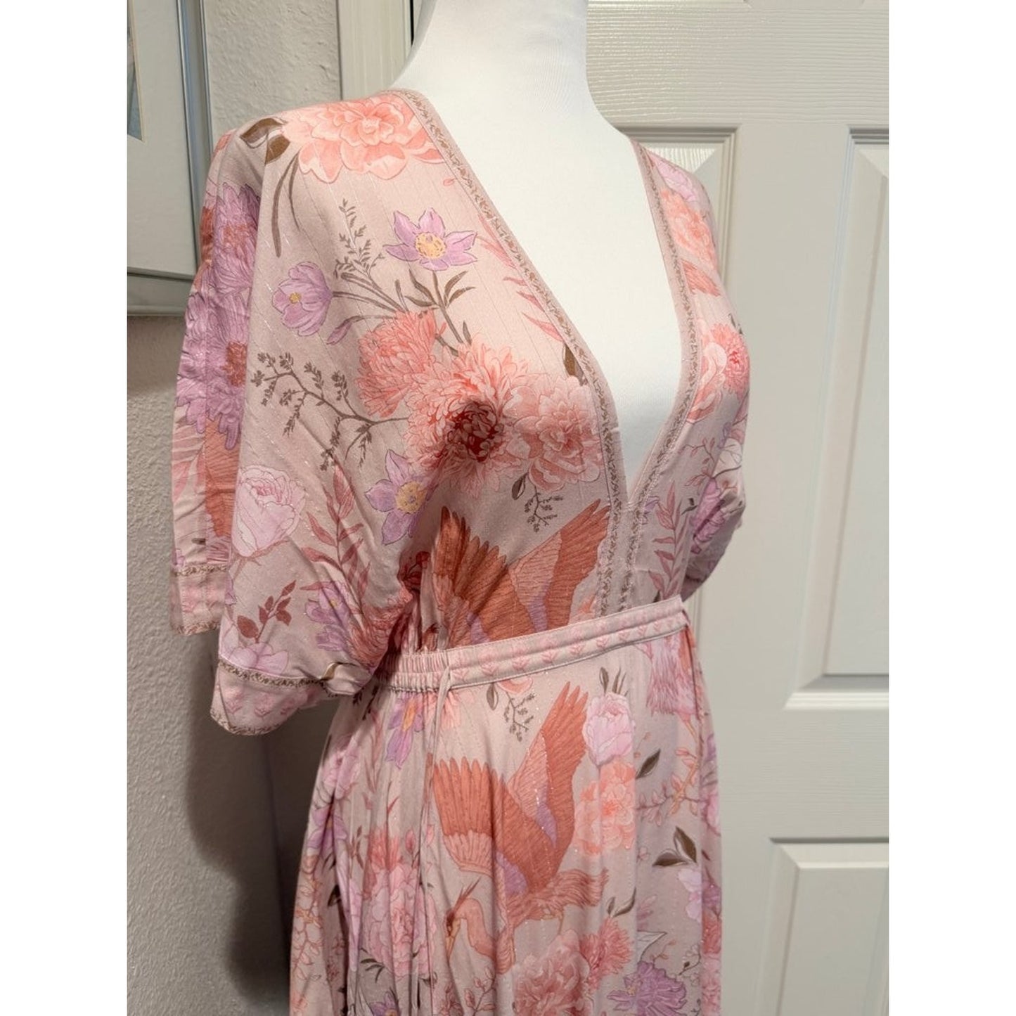 Strawberry Paris Seychelles Floral Maxi Dress