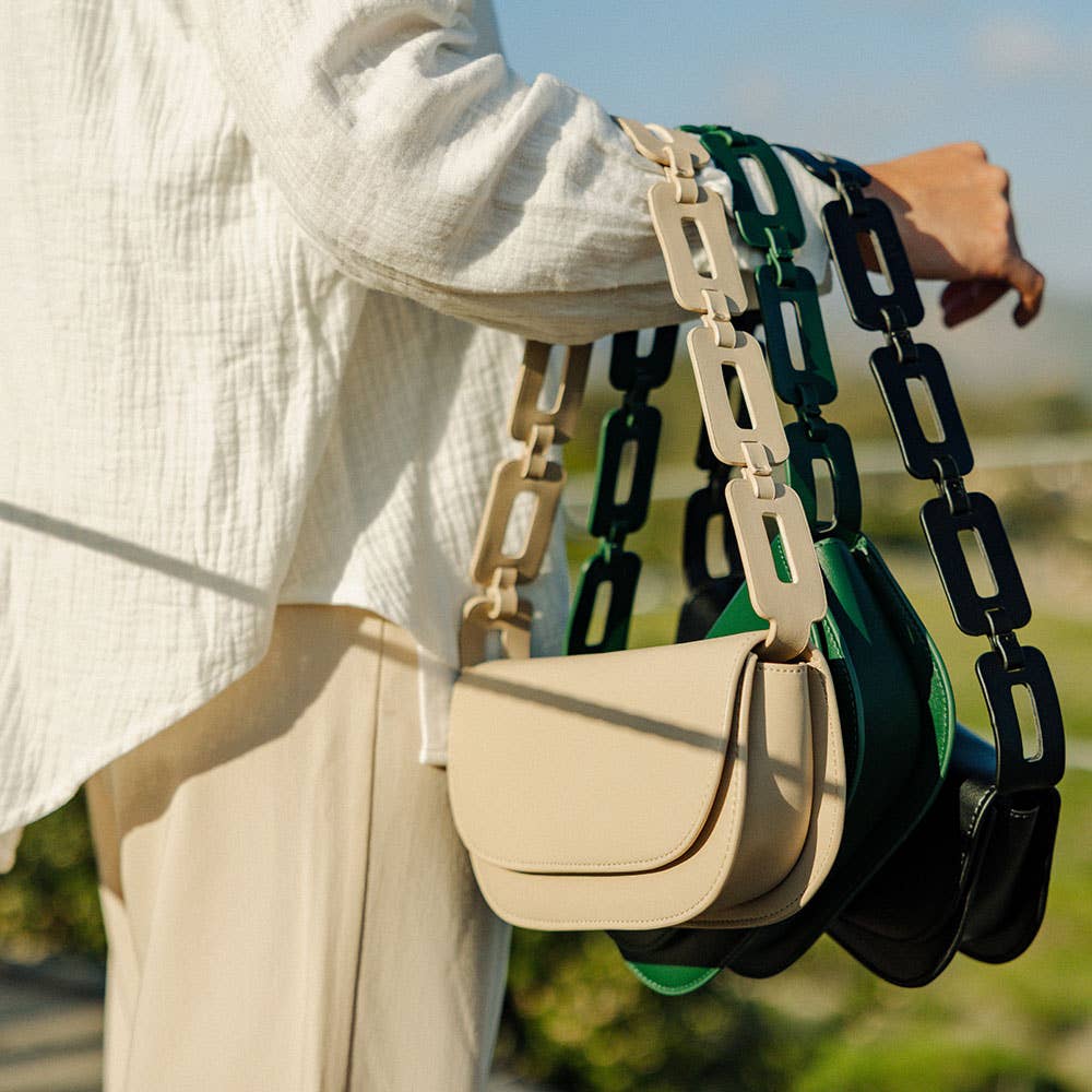 Melie Bianco - Inez Bone Recycled Vegan Shoulder Bag