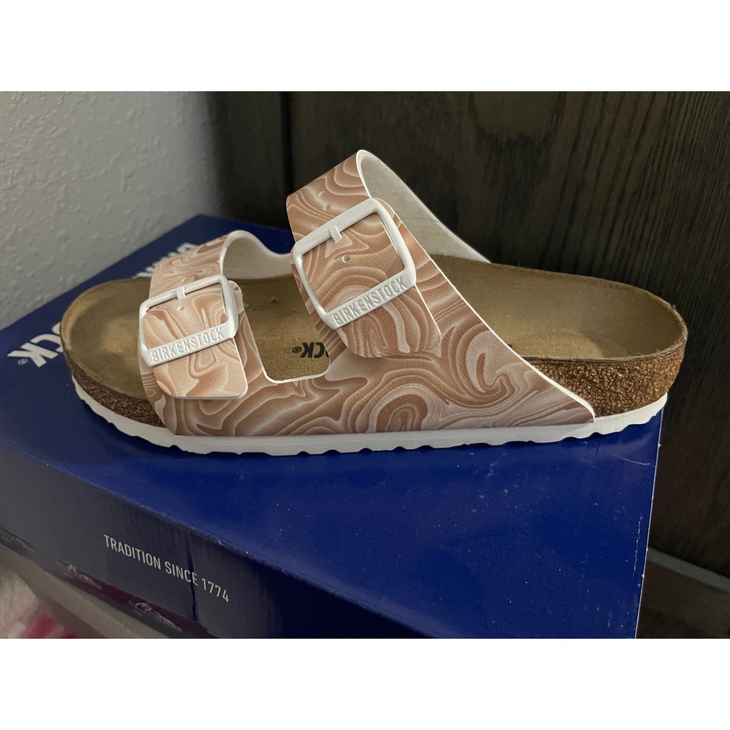 Birkenstock Arizona Birko-Flor - New Beige