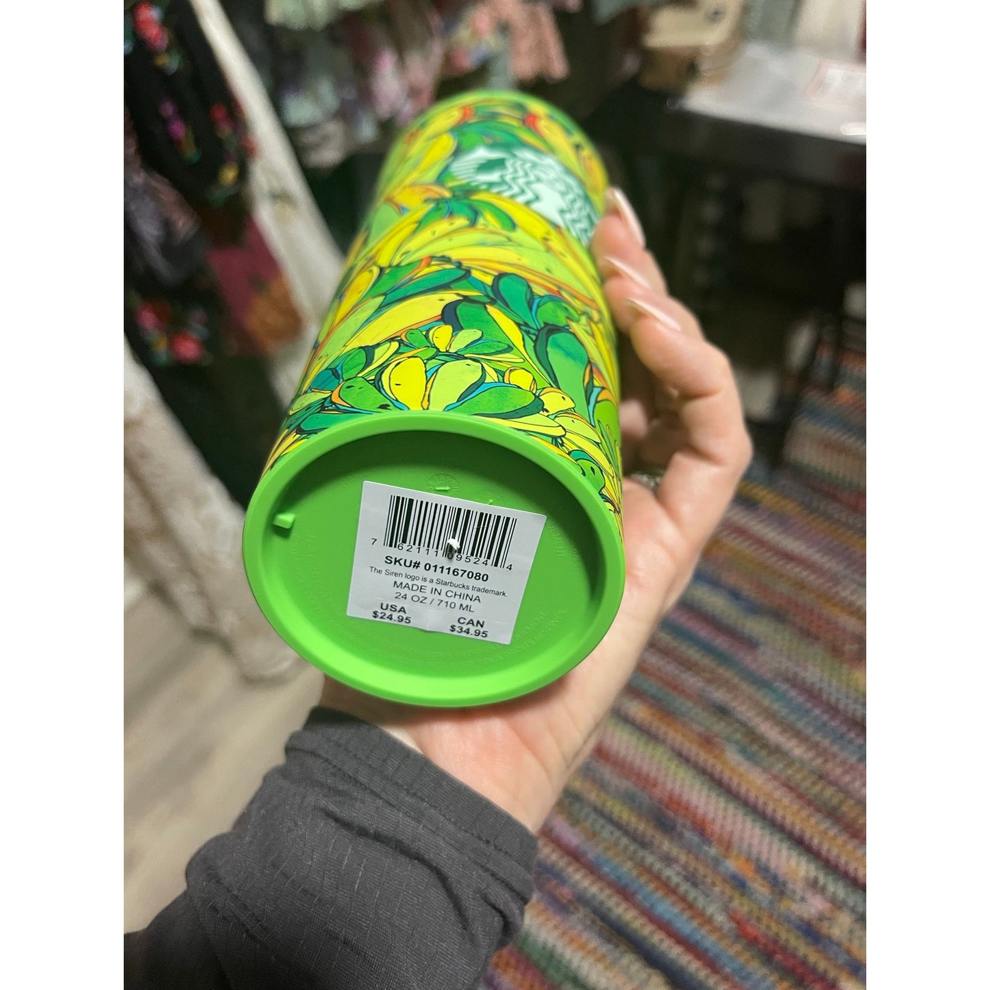 Starbucks + FARM Rio Board Banana 24oz Cold Cup