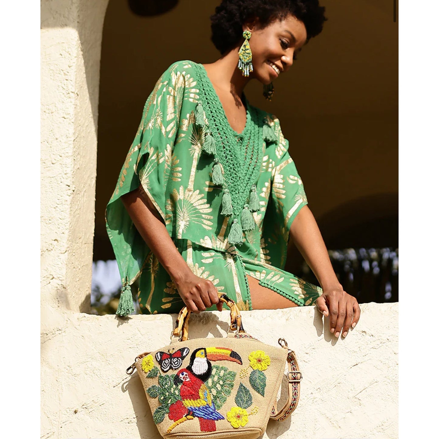 Toucan Macau Garden Mini Tote