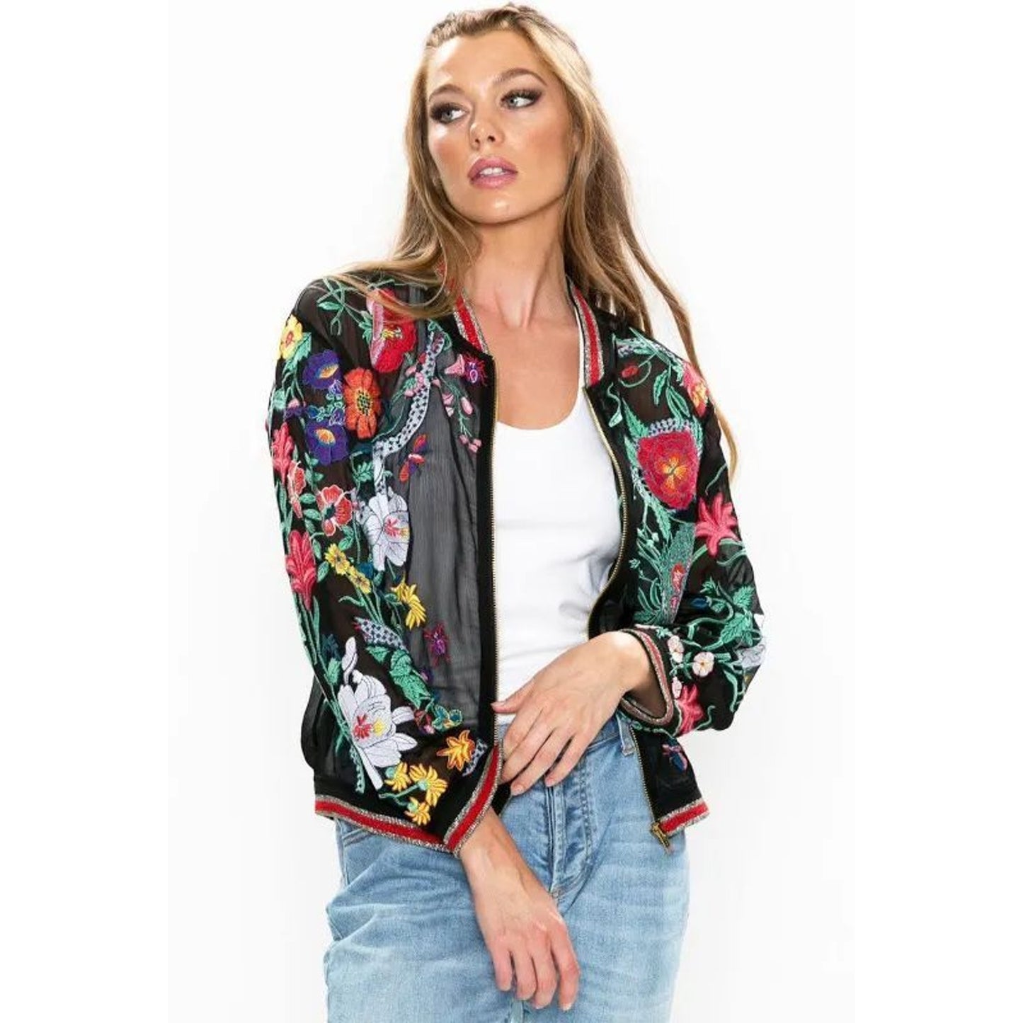 Aratta Bellezza Embroidered Jacket