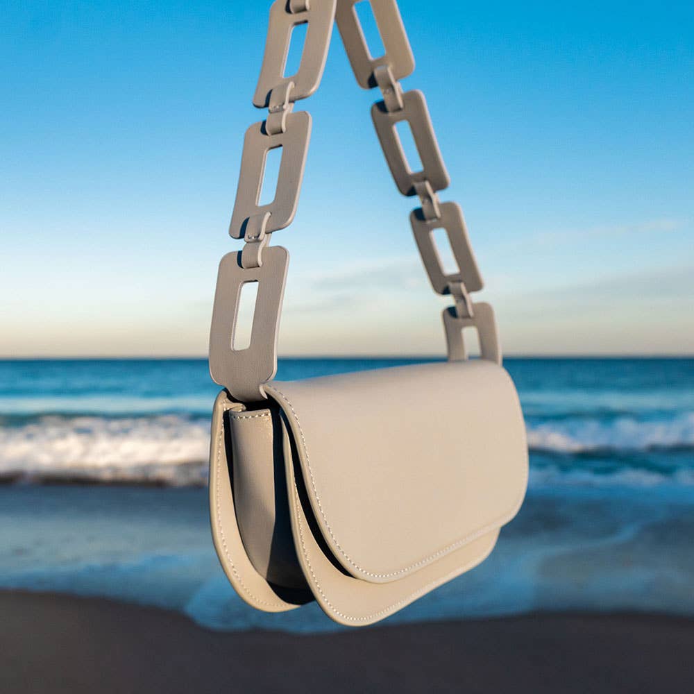 Melie Bianco - Inez Bone Recycled Vegan Shoulder Bag
