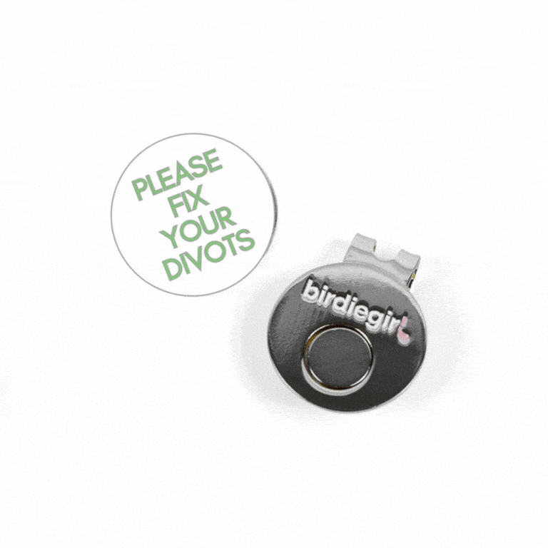Birdie Girl Golf - Don't Be D Golf Ball Marker with Hat Clip