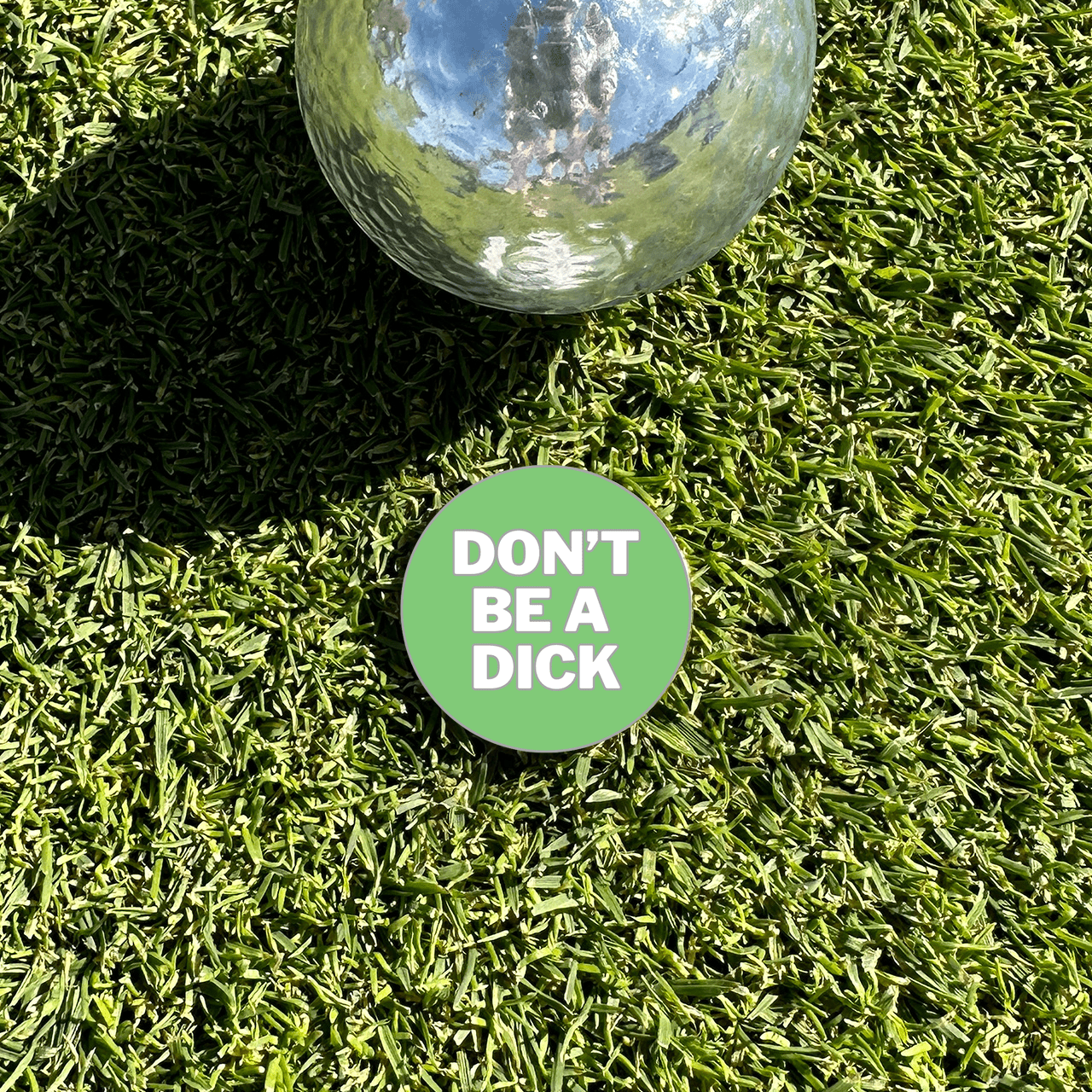 Birdie Girl Golf - Don't Be D Golf Ball Marker with Hat Clip