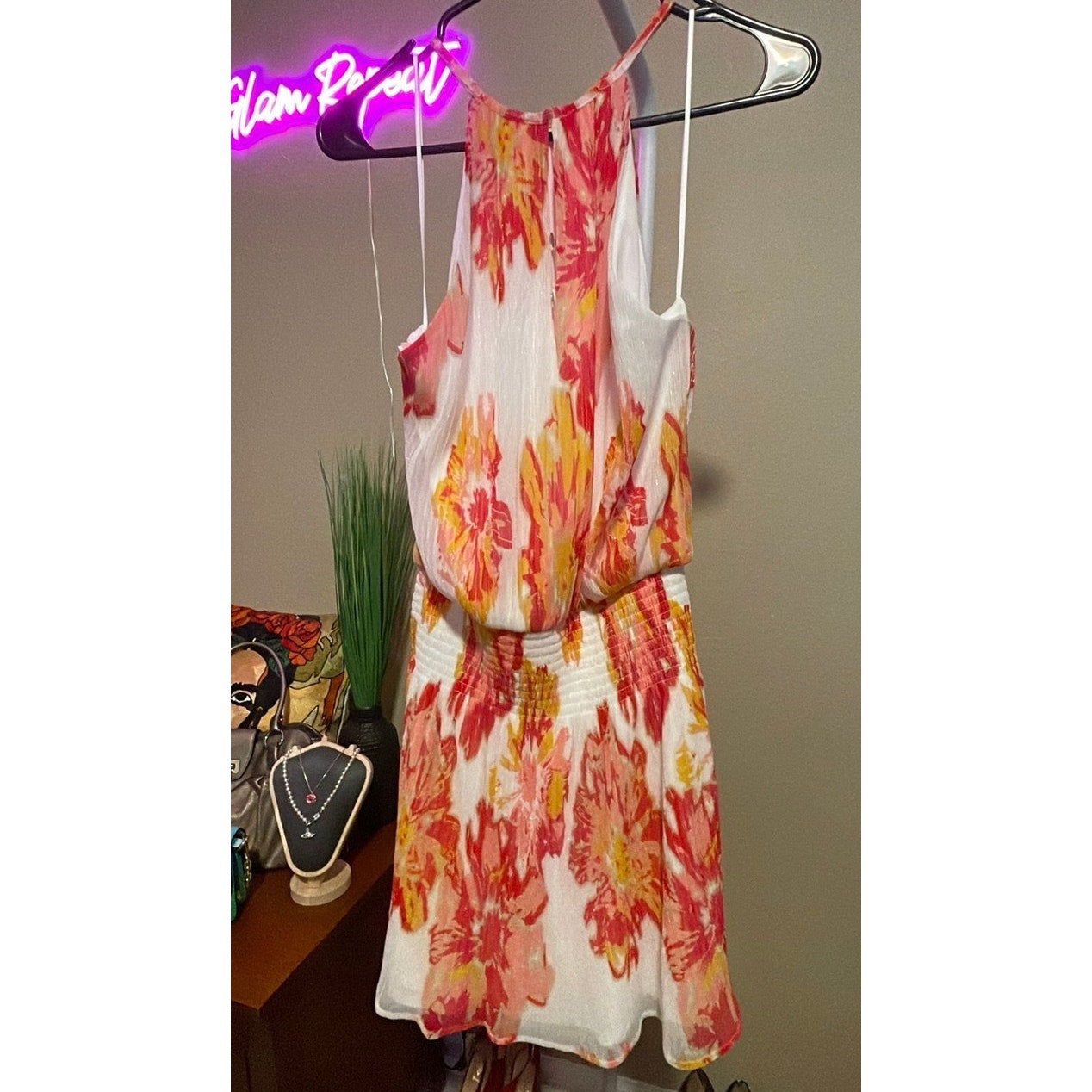 Ramy Brook Ollie Dress in Pink Punch Floral