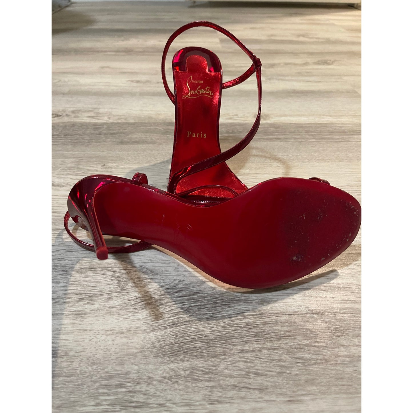 Christian Louboutin Z Patent Leather Sandals