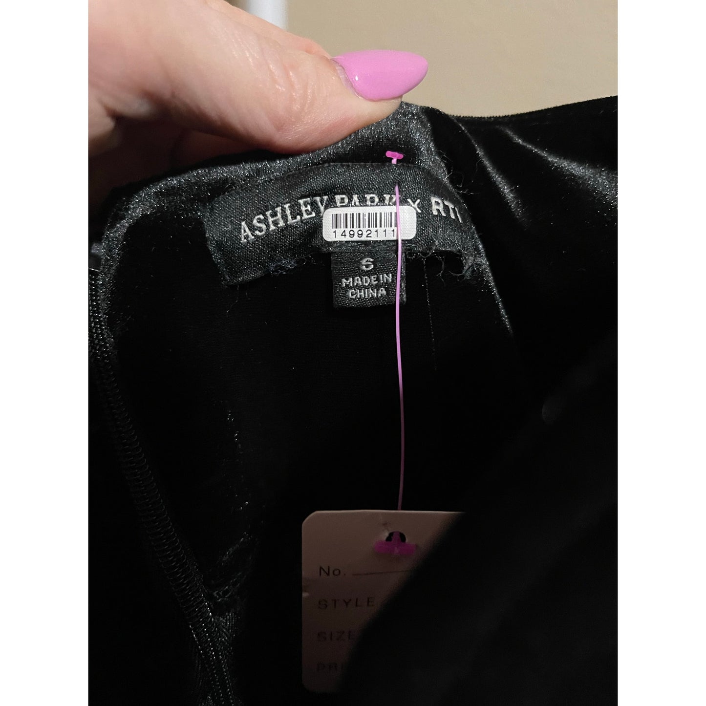 ASHLEY PARK x RTR Encore Velvet Mini Dress