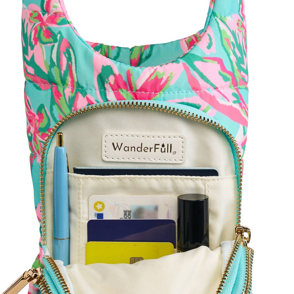 WanderFull - Vibrant Life Aqua Print HydroBag®