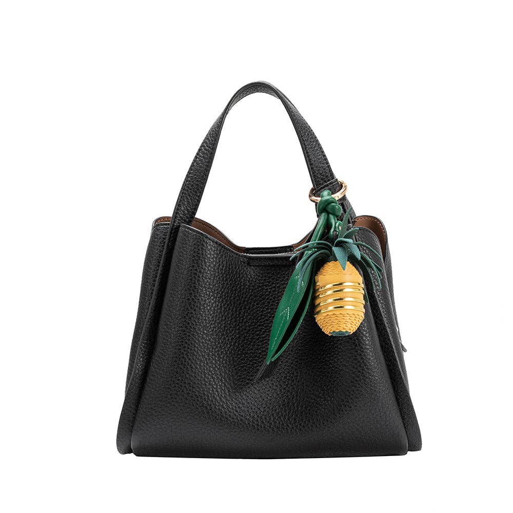Melie Bianco - Pineapple Yellow Bag Charm