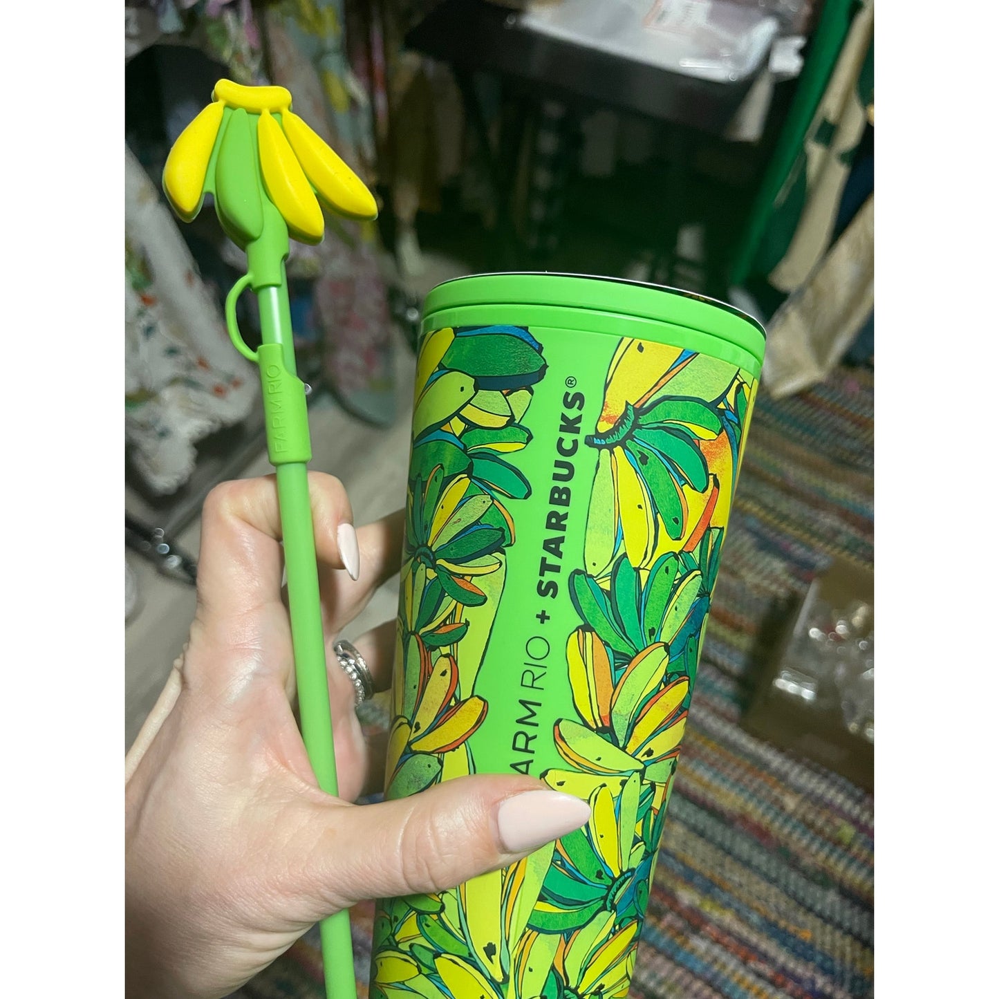 Starbucks + FARM Rio Board Banana 24oz Cold Cup