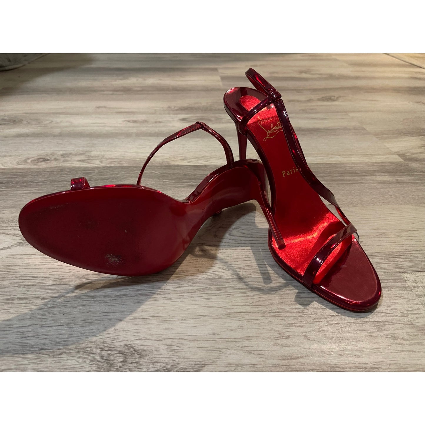Christian Louboutin Z Patent Leather Sandals