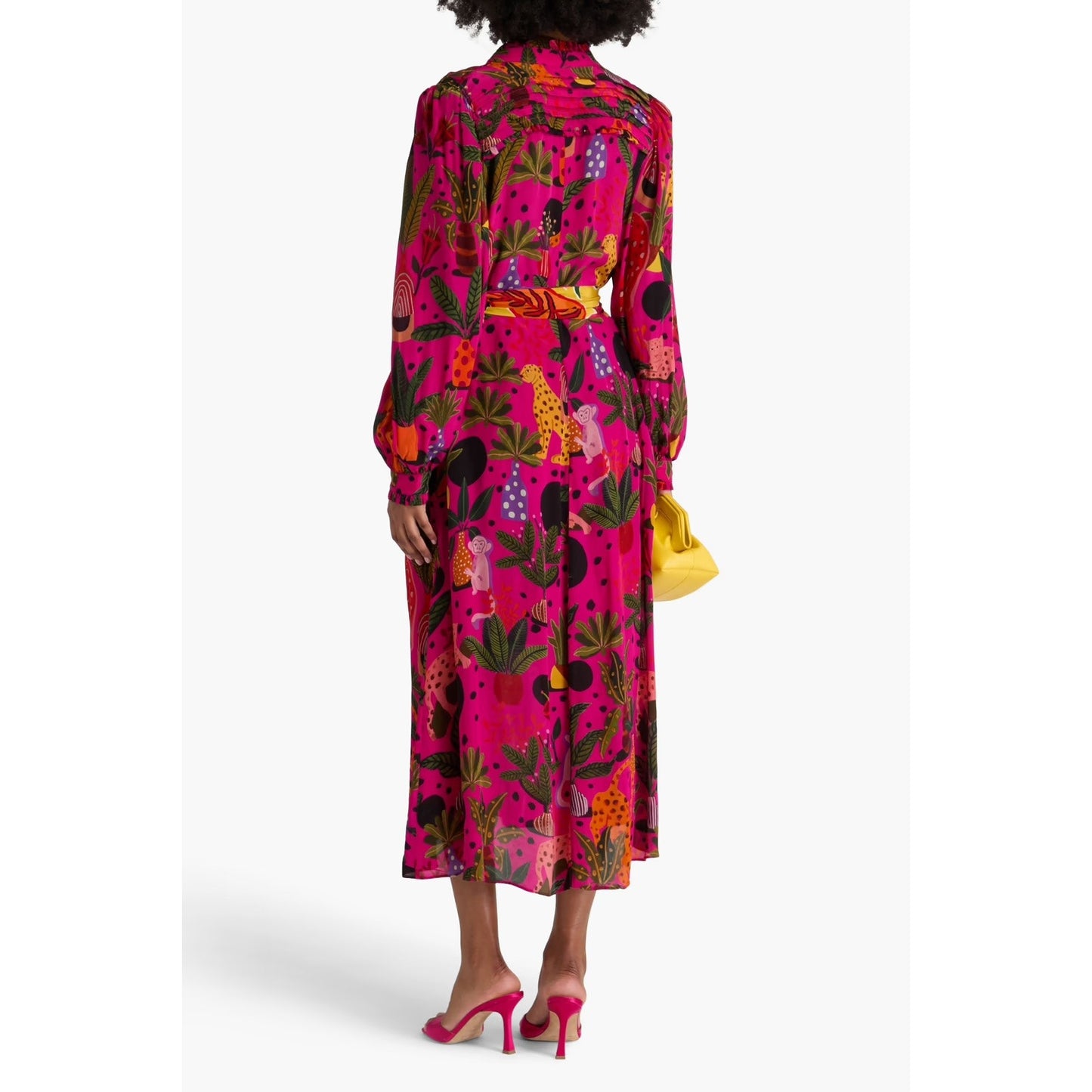 Farm Rio Pop Leopards Chemise Dress
