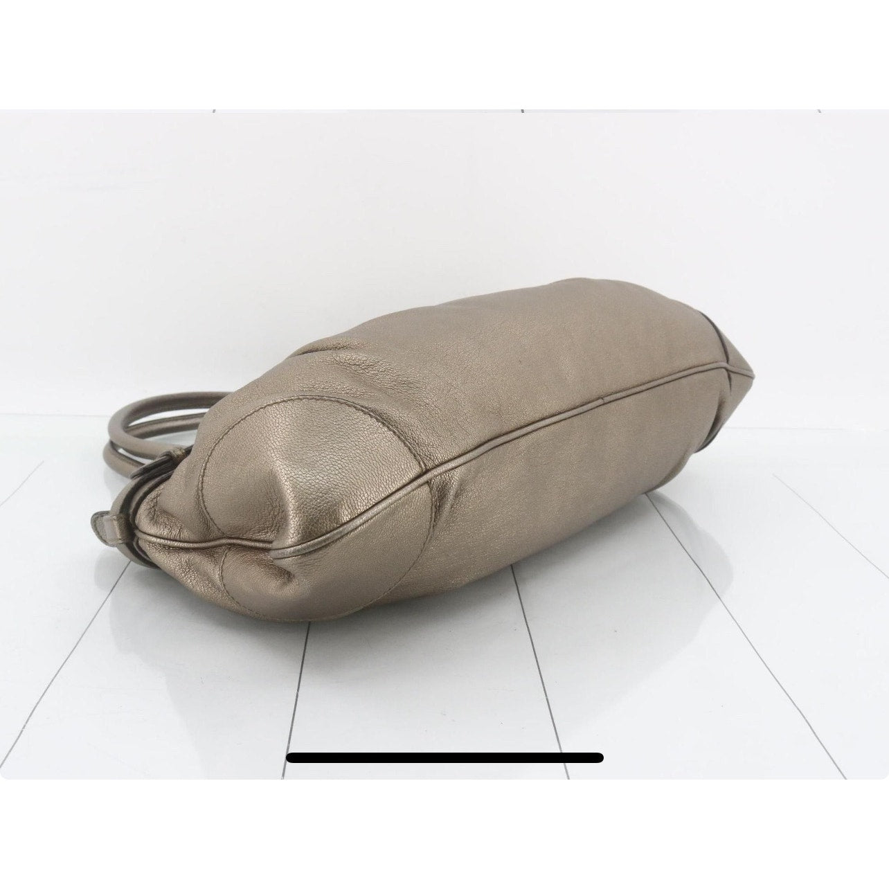 Salvatore Ferragamo Golden Gancini Shoulder Bag