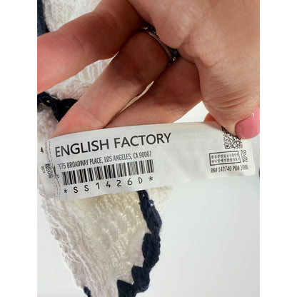 English Factory Sleeveless V-Neck Bow Mini Dress