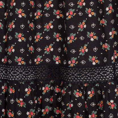 Wendy Dress in Black Floral
