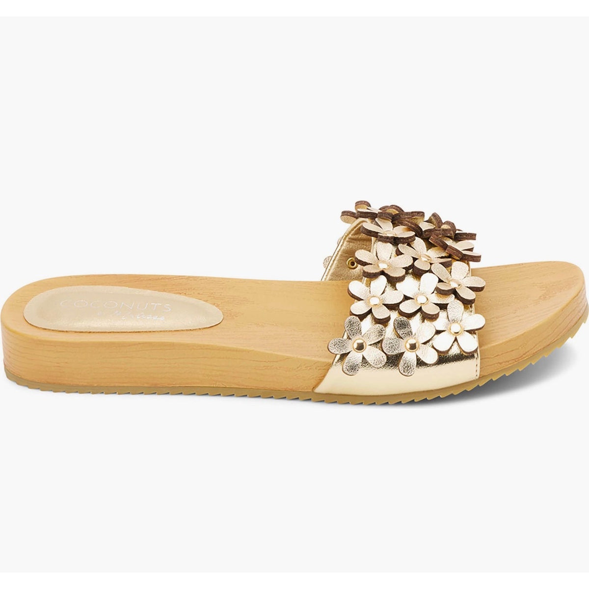 Coconuts by Matisse Chelsea Slide Sandal in Gold