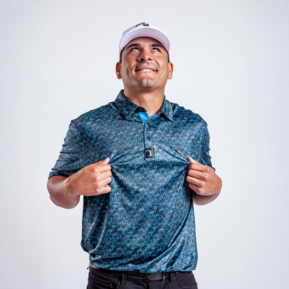 Bogey Bros Golf Co - Eyes Up Here - Zapped - Polo