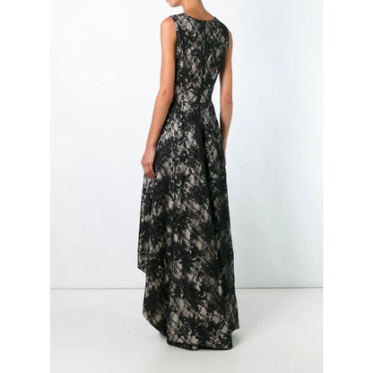 Alice + Oliviav V-Neck High Low Dress