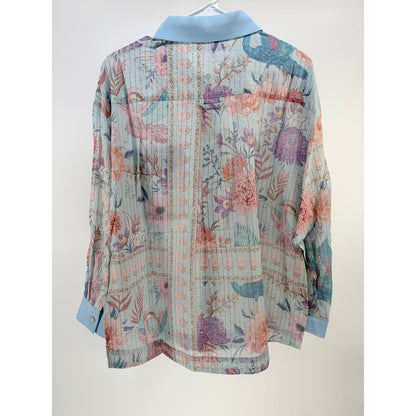 Strawberry Paris Laurent Floral Button-Up Shirt
