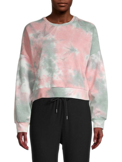 BB Dakota You’re Trippin’ Tie-Dye Cropped Sweatshirt