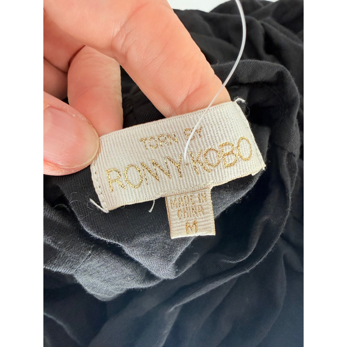 Ronny Kobo Black Heidi Dress