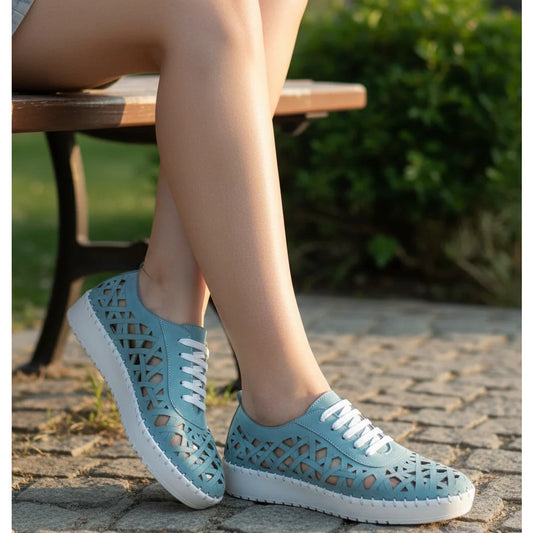ERIC MICHAEL DOLORES WOMEN'S SNEAKER in Blue