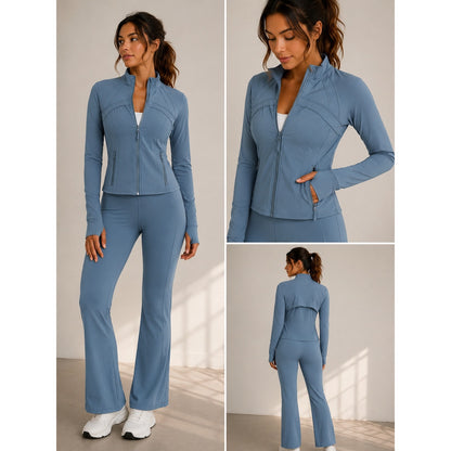 Blue Yoga Activewear Set