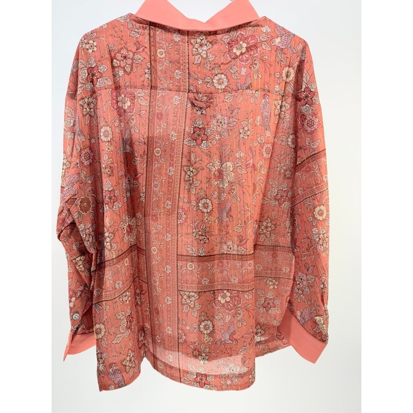 Strawberry Paris Laurent Floral Pattern Button-Up Shirt