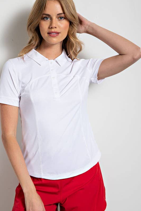 Sunday Morning Short Sleeve Quick Dry Golf Polo T-Shirt