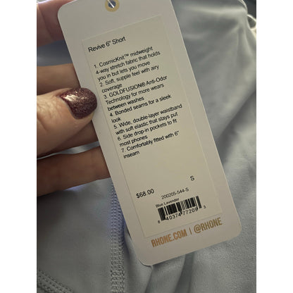 RHONE Blue Lavender Revive 6" Short