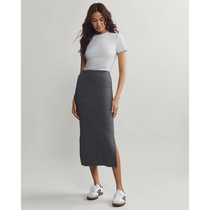 Rhone Grey Mist Modern Rib Tee